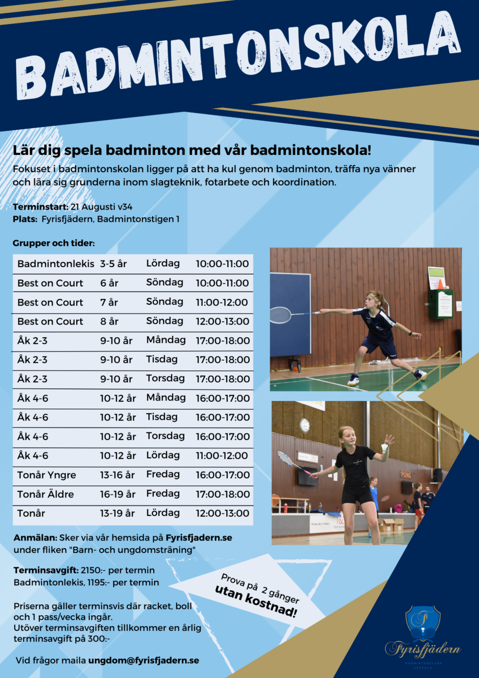 Fyrisfjäderns Badmintonskola