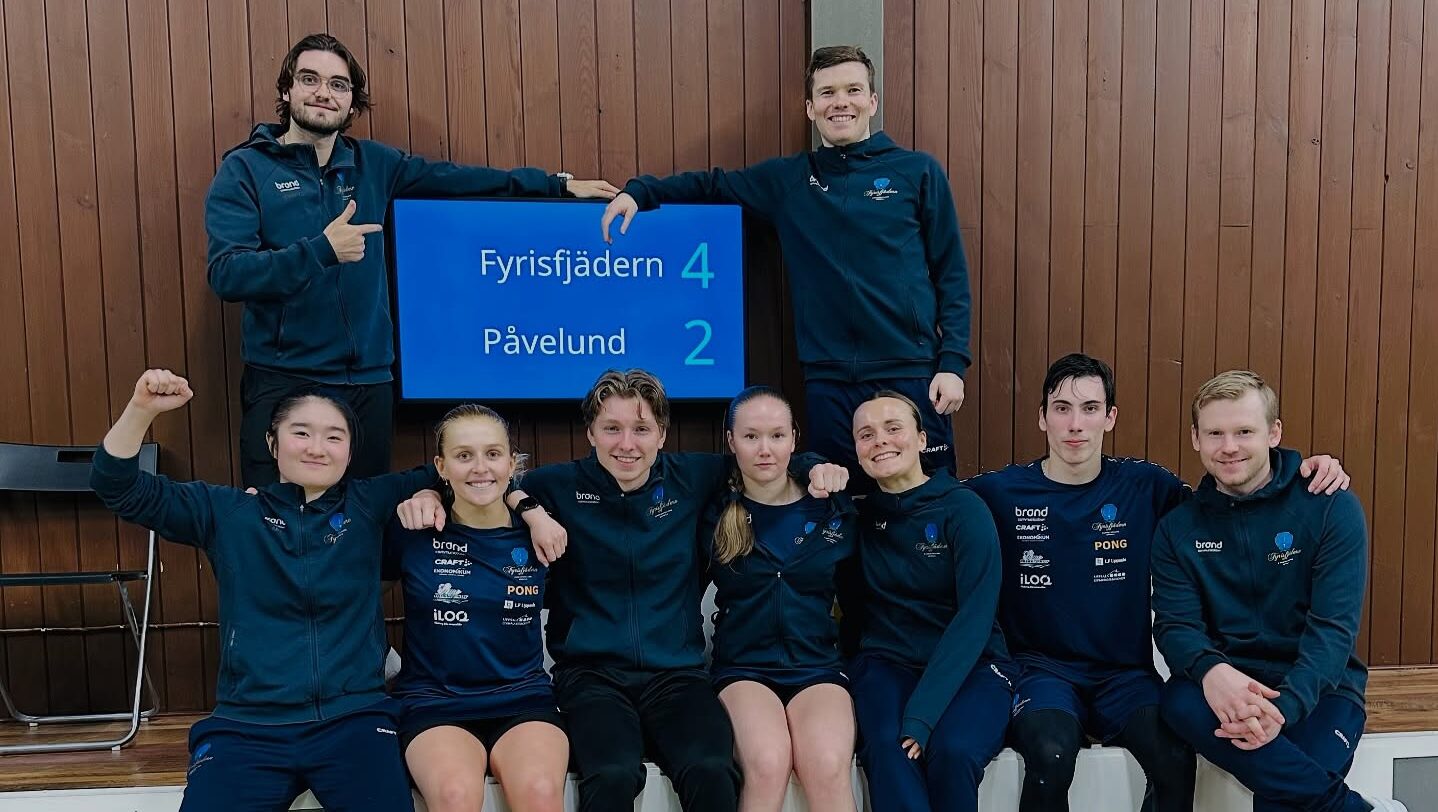 Fyrisfjädern fortsätter imponera – två nya segrar i Badmintonligan