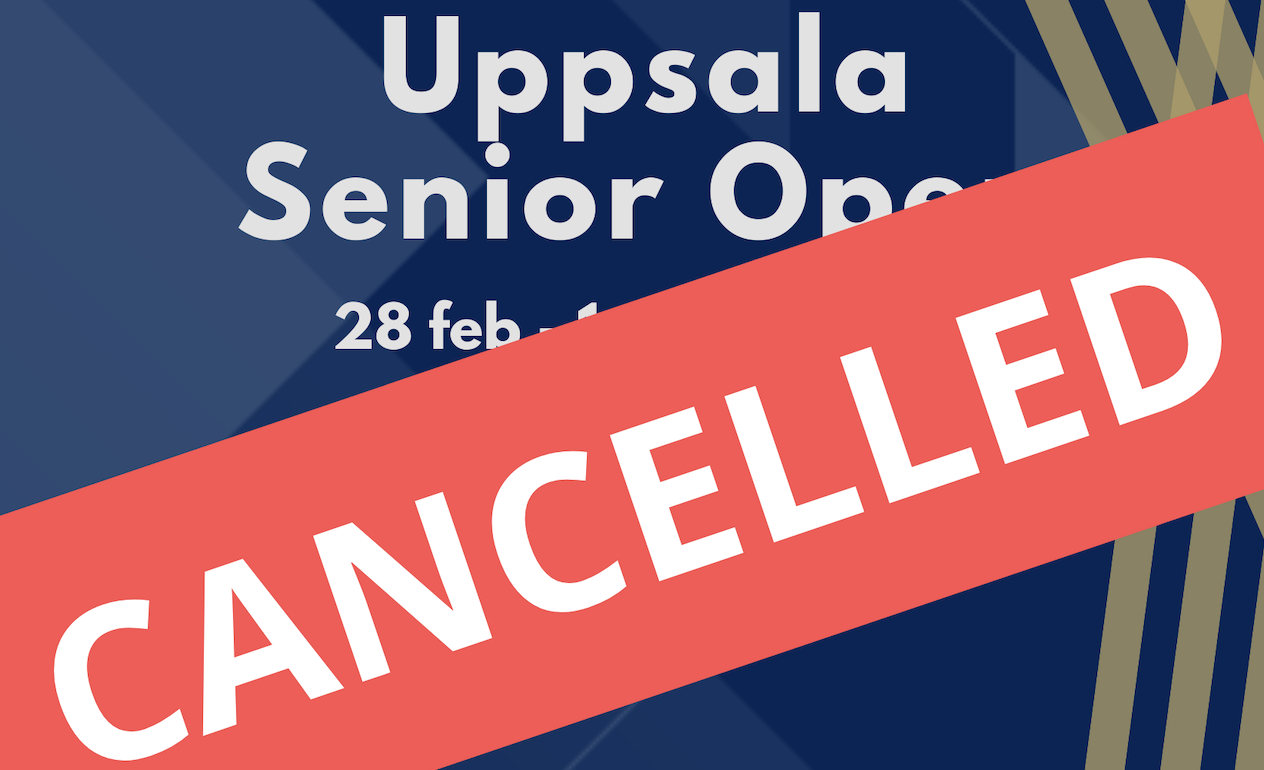 Uppsala Senior Open inställt