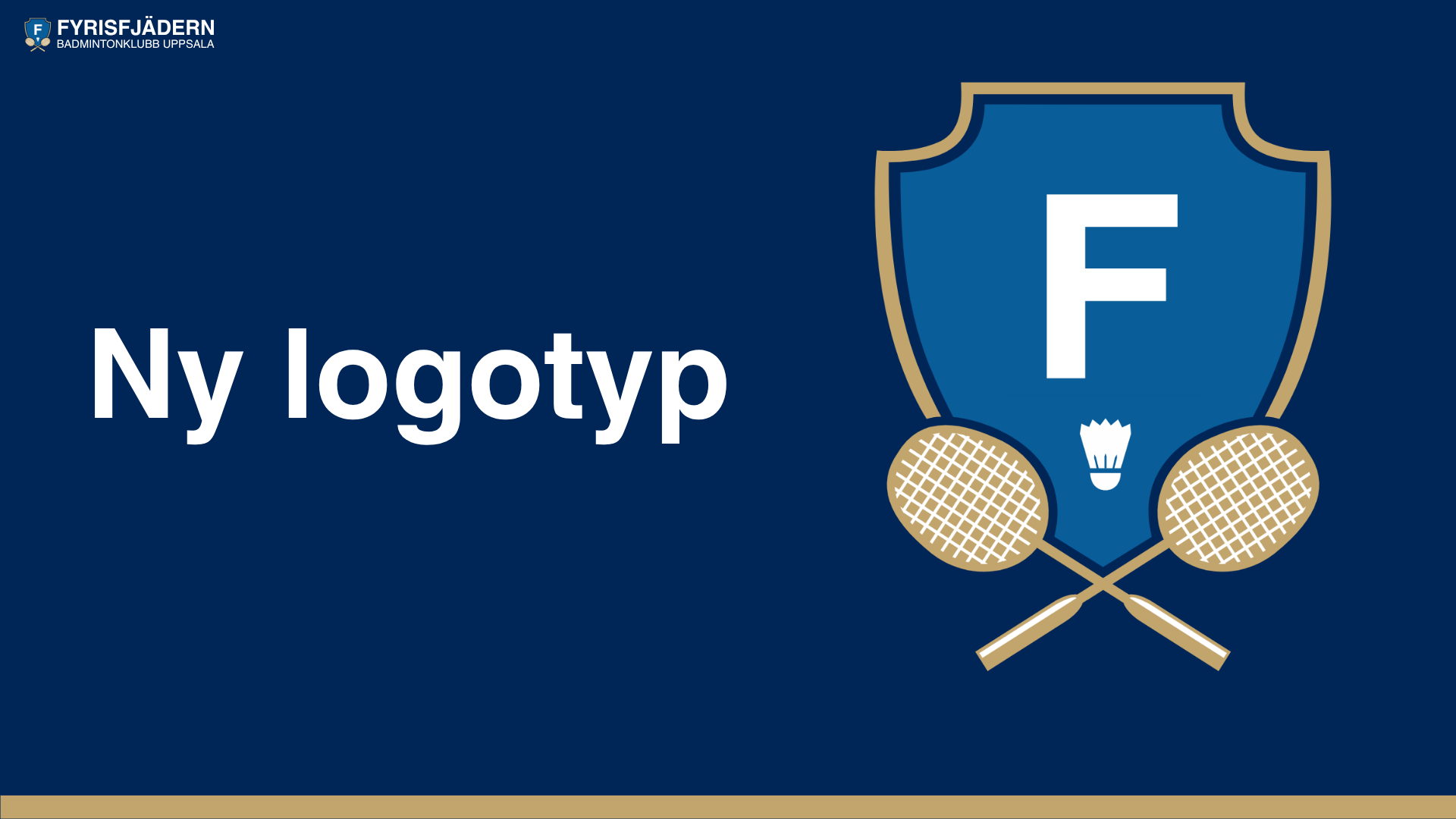 Vi uppdaterar klubbens logotyp! 