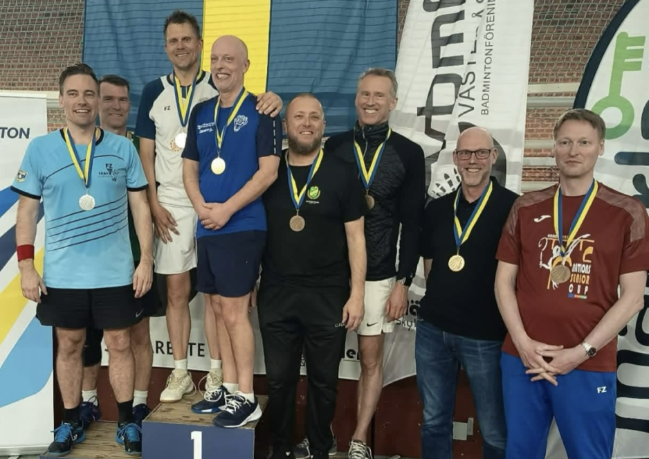 3 medaljer under Veteran SM!